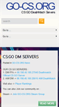 Mobile Screenshot of go-cs.org